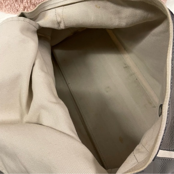 Yves Saint Laurent Gray Leather Bag - Picture 7 of 11